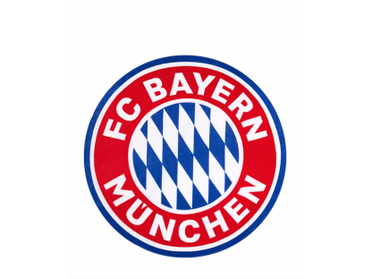 Osuška plážová FC Bayern München - Logo XXL, červená/biela/modrá