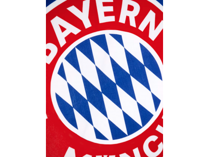 Osuška plážová FC Bayern München - Logo XXL, červená/bílá/modrá