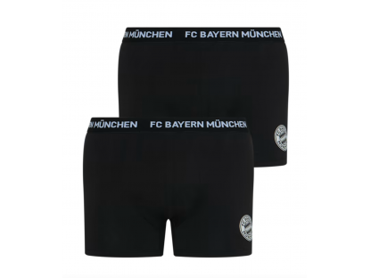 Pánské boxerky set 2 ks FC Bayern München, černé