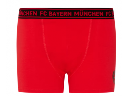 Pánske boxerky set 2 ks FC Bayern München, čierne a červené