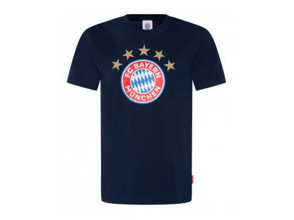 Pánske tričko FC Bayern München LOGO modré