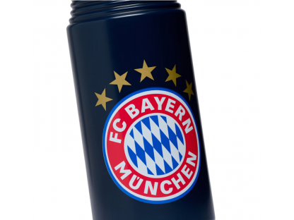 Sticla de plasticic cu logo FC Bayern München,albastru, 0,75l