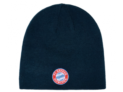 pletená čiapka obojstranná FC Bayern München, modrá, červená