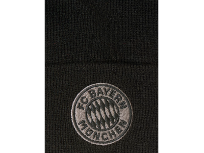 căciulă tricotată Unisex FC Bayern München, neagră 2