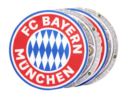 Podložky na stoličky Rekordmeister 4 ks FC Bayern München