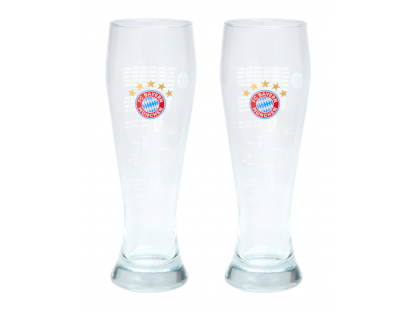 Poháre na pivo 0,5l, FC Bayern München - 2ks