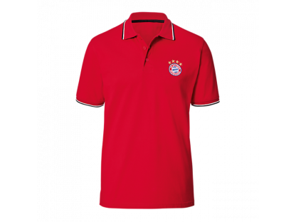 Tricou polo FC Bayern München - Clasic, roșu