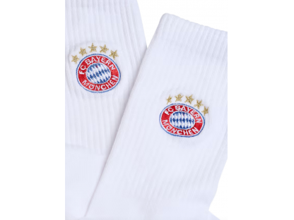 ponožky - 3 páry FC Bayern München, biela 2