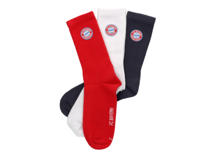 șosete - 3 perechi FC Bayern München Unisex Crew