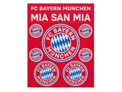 Sada detských nálepiek 2 strany FC Bayern München 2