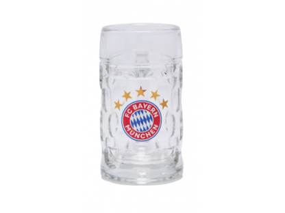 panák FC Bayern München - Logo s pěti hvězdičkami