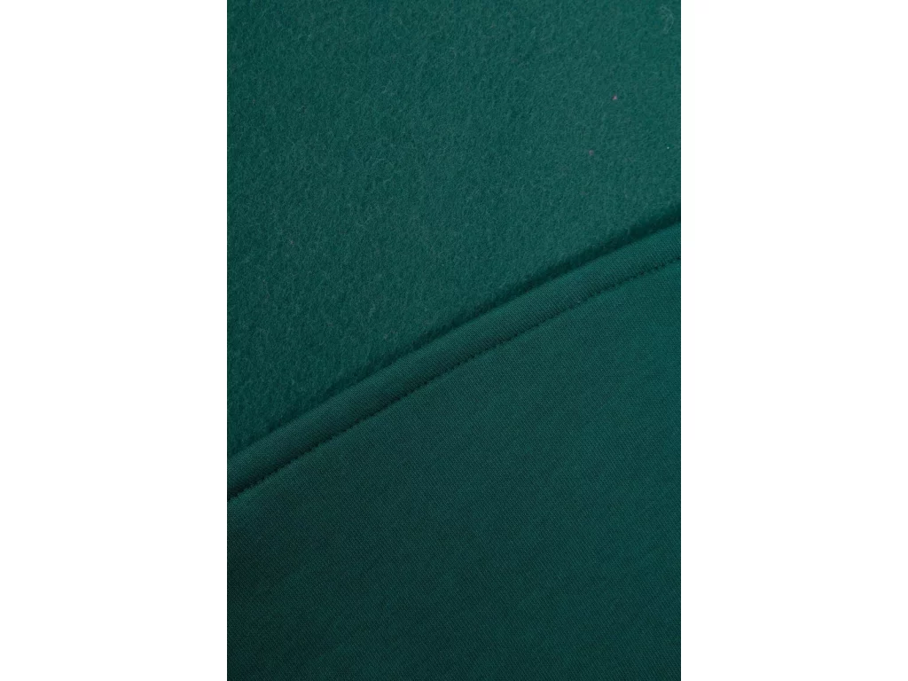 Asymetrická mikina s krátkým zipem Sharyn tmavě zelená