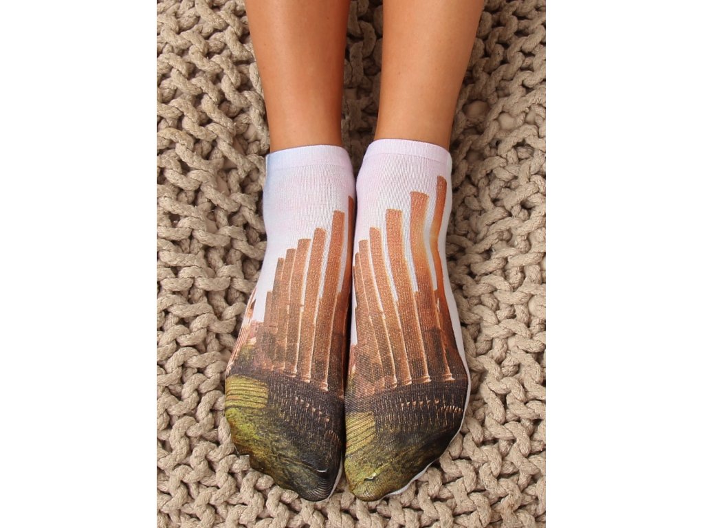 Barevné kotníkové ponožky Katey model 14