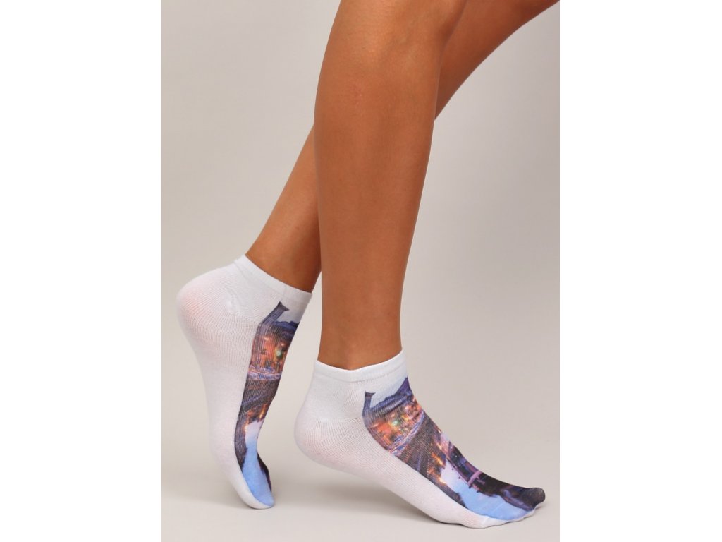 Barevné kotníkové ponožky Katey model 21