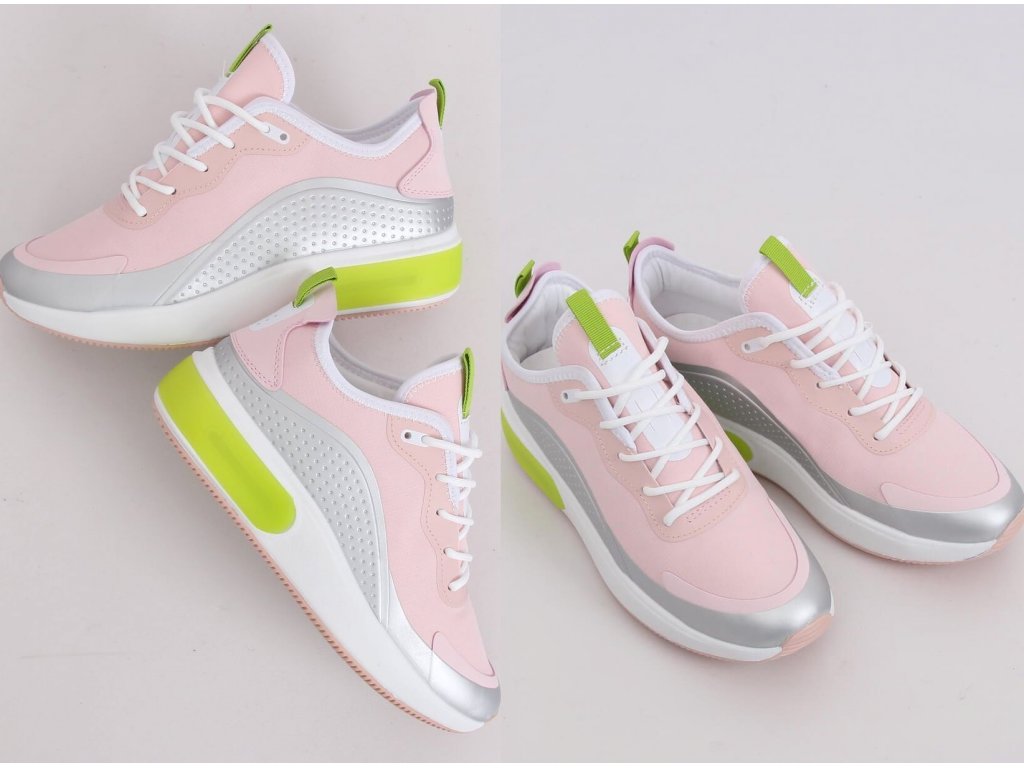 Barevné sportovní boty Yannick růžové/šedé