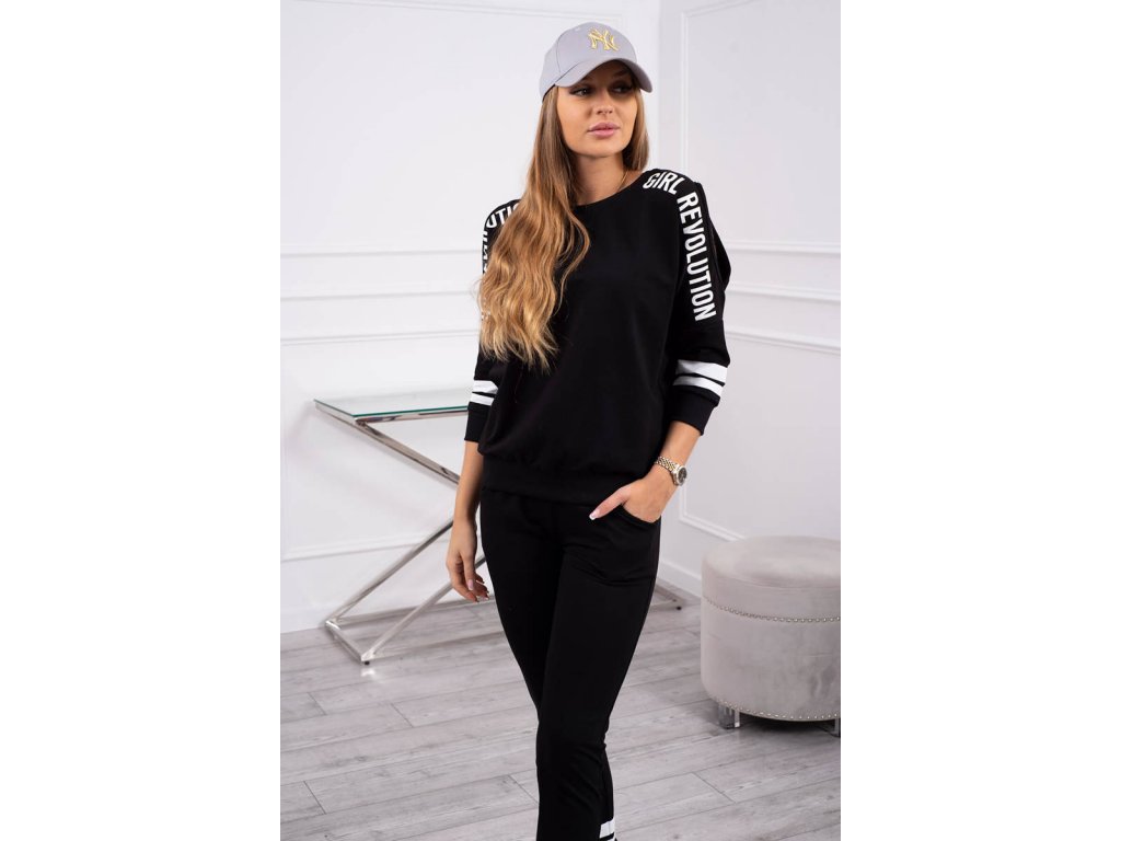 Dámská tepláková souprava Debra černá