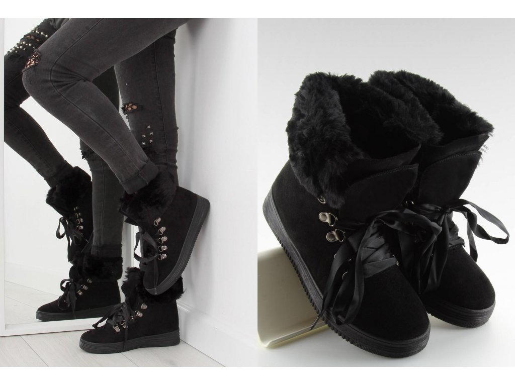 Dámská zimní obuv Rachel černá