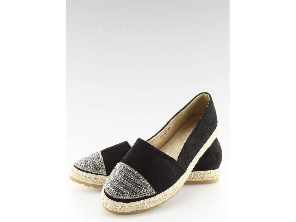 Dámské espadrilky s kamínky Maeva černé