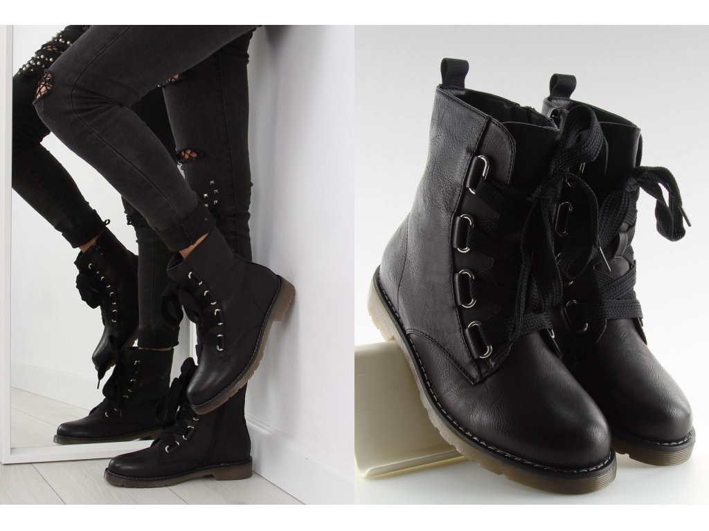 Dámské kotníkové zateplené boty Belinda černé