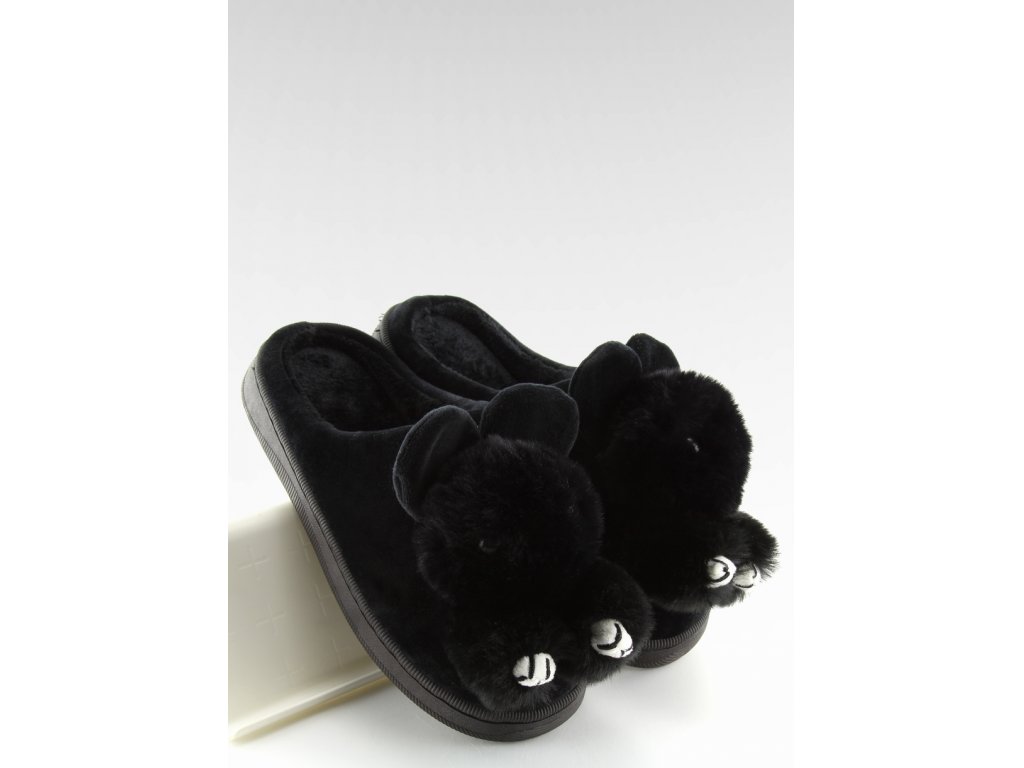 Dámské papuče myška Abby černé