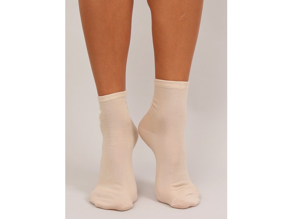 Dámské ponožky Carlene 2 páry béžové/tyrkysové