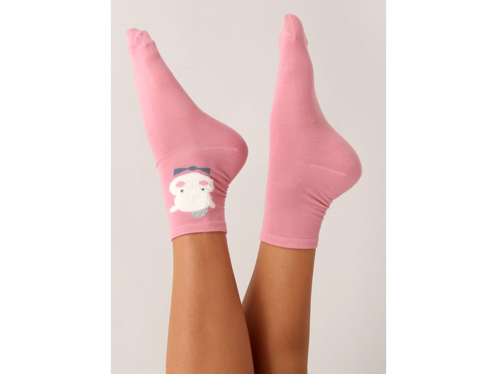 Dámské ponožky Phoenix 2 páry růžové/šedé