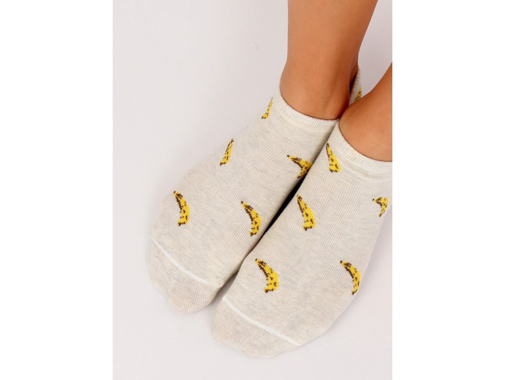 Dámské ponožky s banány Melanie béžové