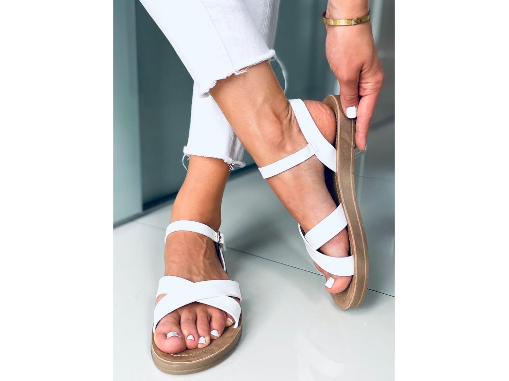 Dámské sandály Marilynn bílé