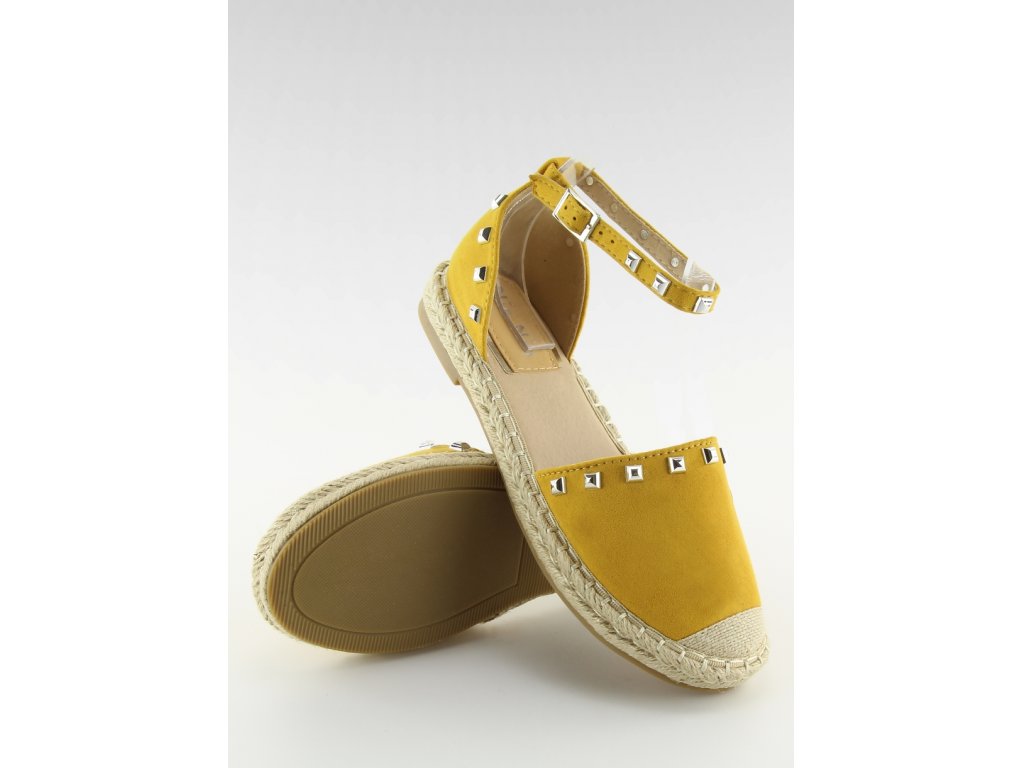 Dámské sandály s hroty Abegayle hořčicově žluté
