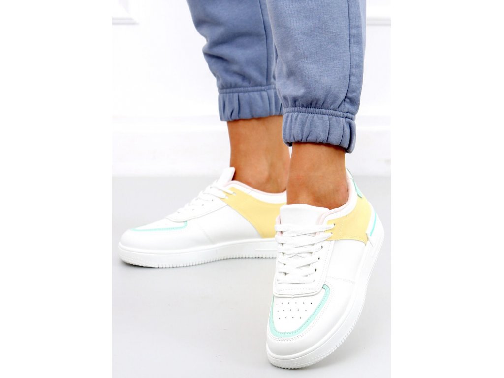 Dámské sportovní boty Marinda bílé/žluté