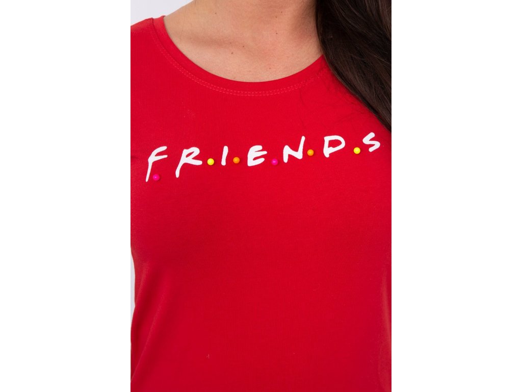 Dámské tričko FRIENDS Joni červené