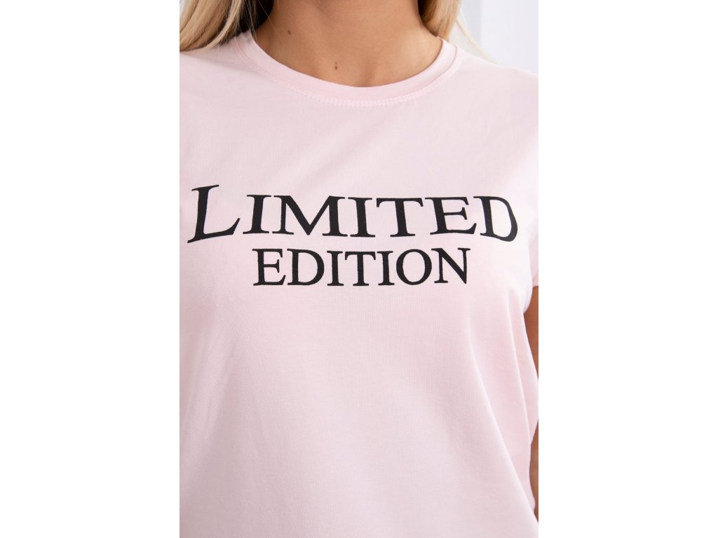 Dámské tričko LIMITED EDITION Abihail pudrově růžové