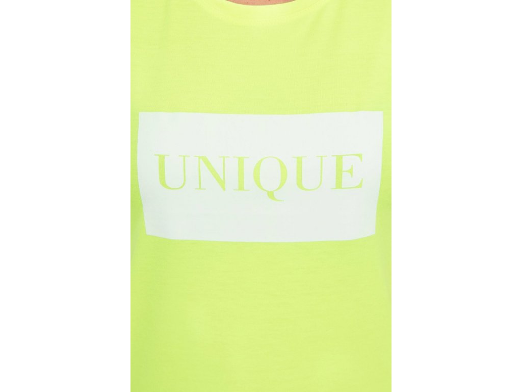 Dámské tričko UNIQUE Ferne neonově žluté