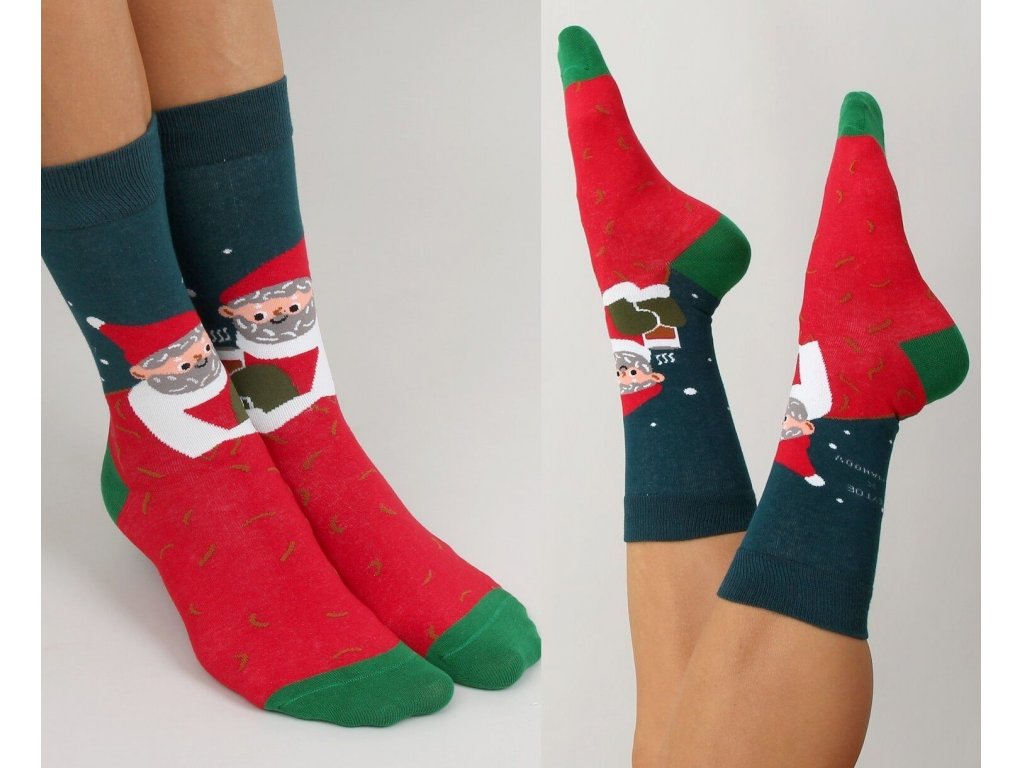 Dámské vysoké vánoční ponožky Rosamond