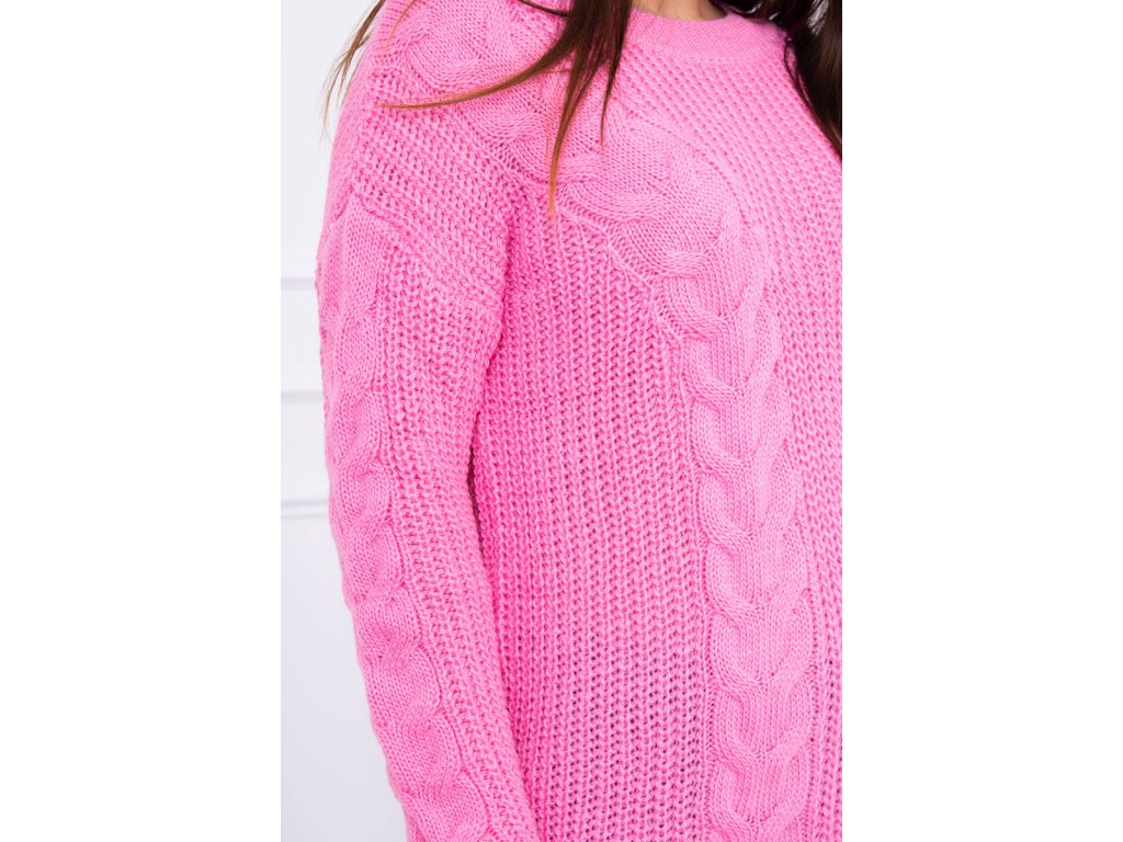 Dámský pletený svetr Stormy neonově růžový