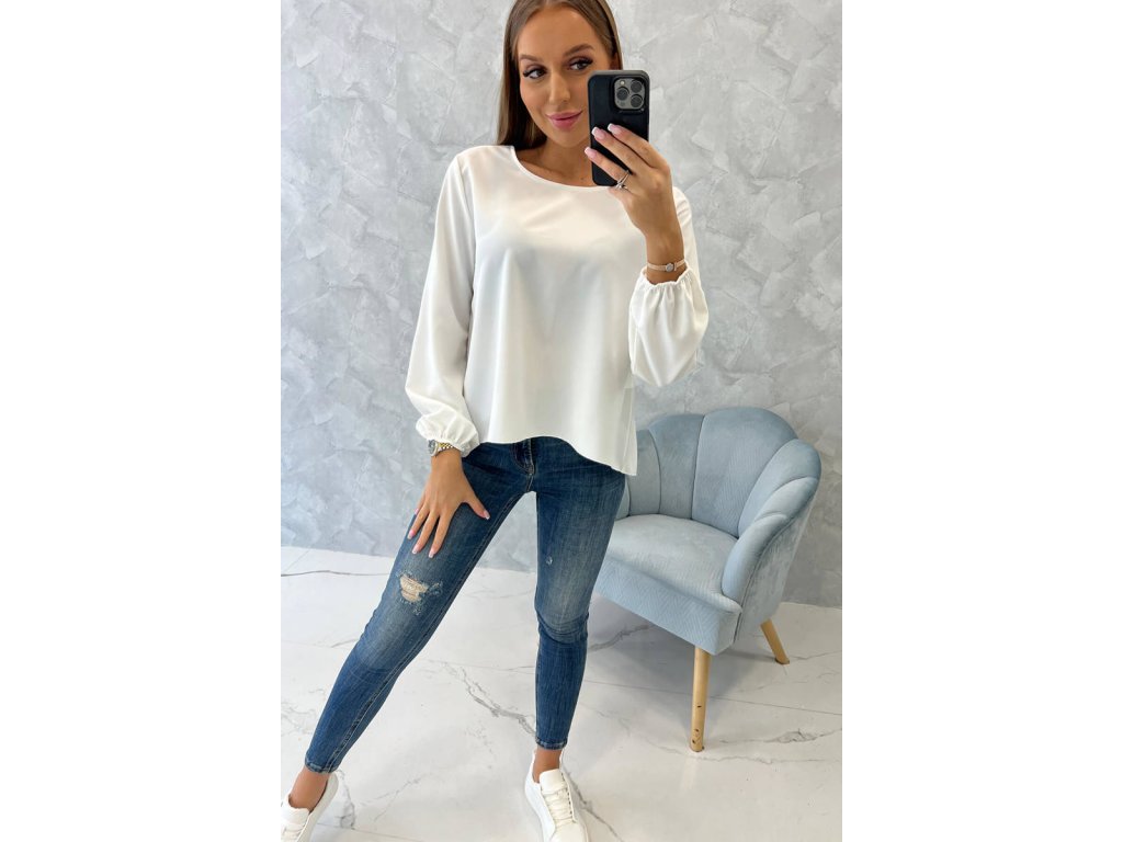 Elegantní halenka Abaigael ecru