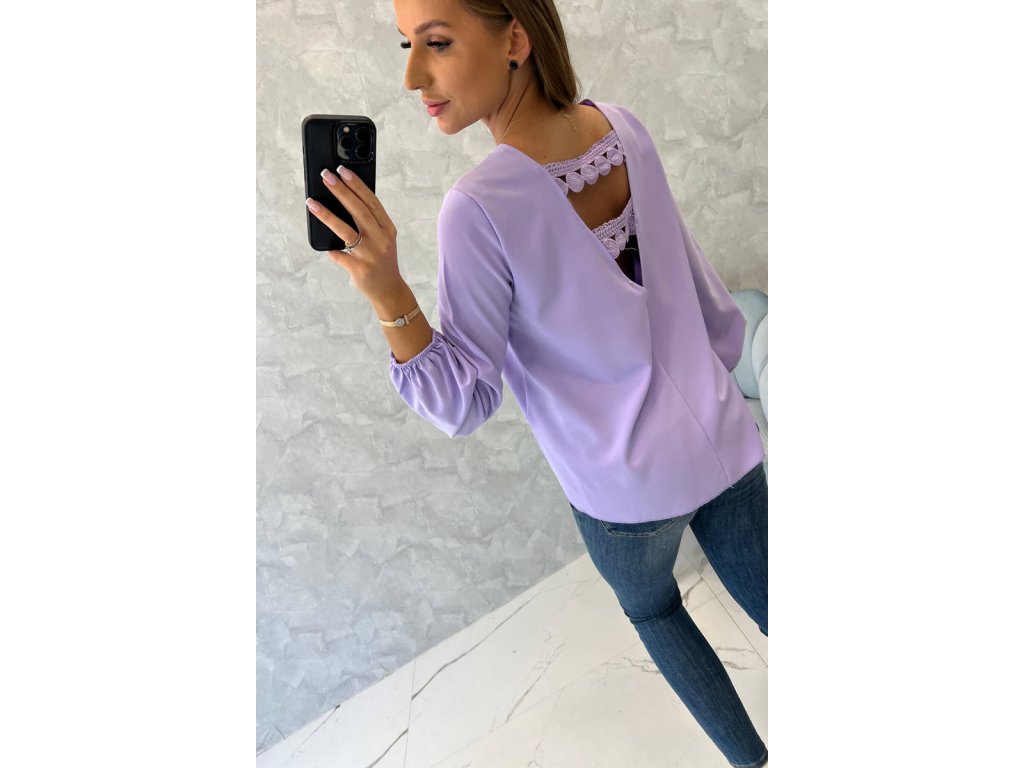 Elegantní halenka Abaigael fialová