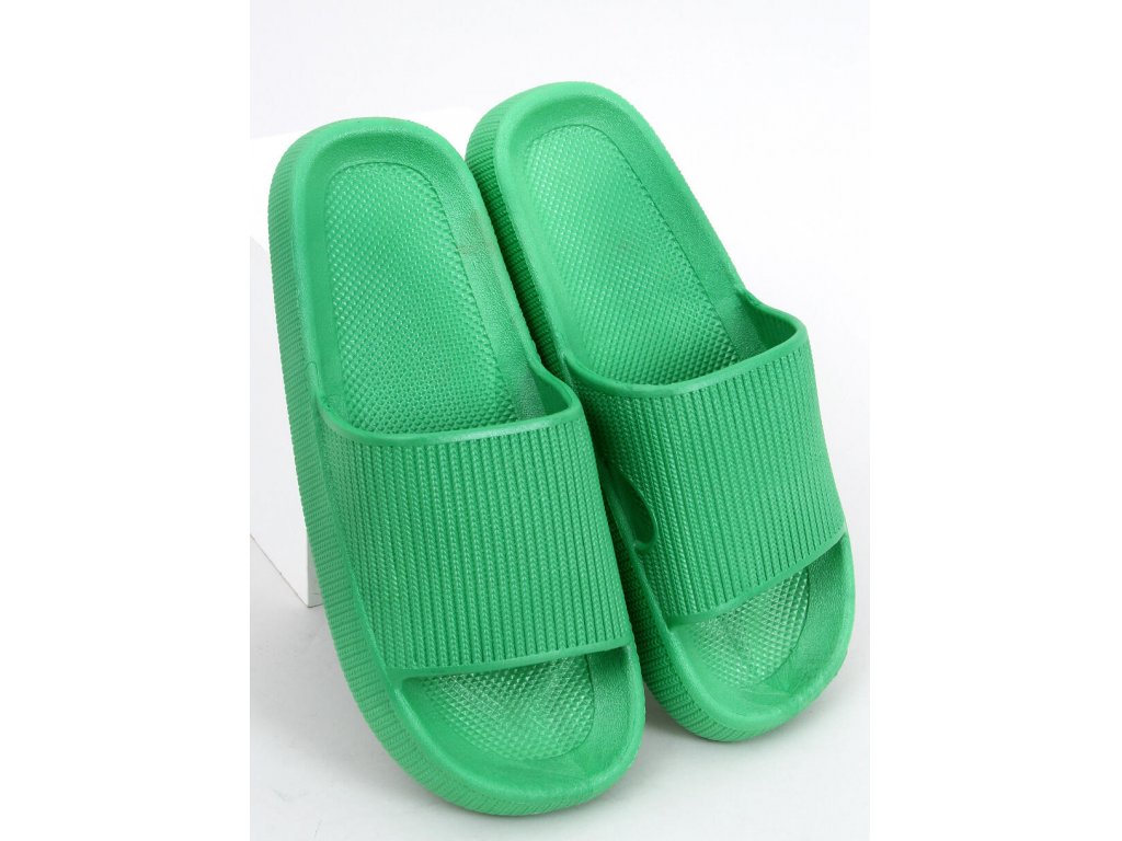 Gumové pantofle Abaigael zelené