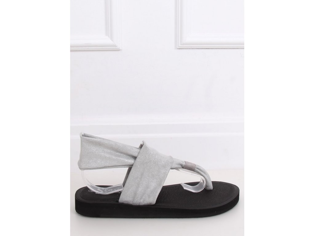 Látkové sandály japonky Debs šedé