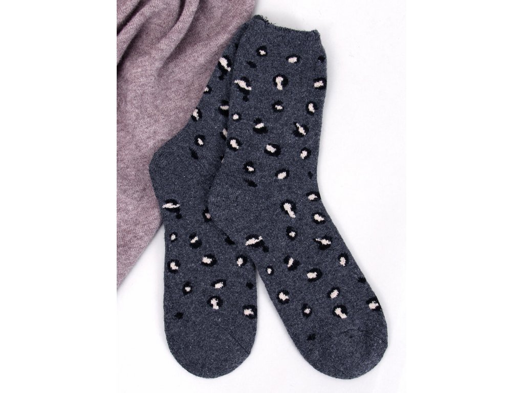 Leopardí ponožky Kamryn sada 3 ks