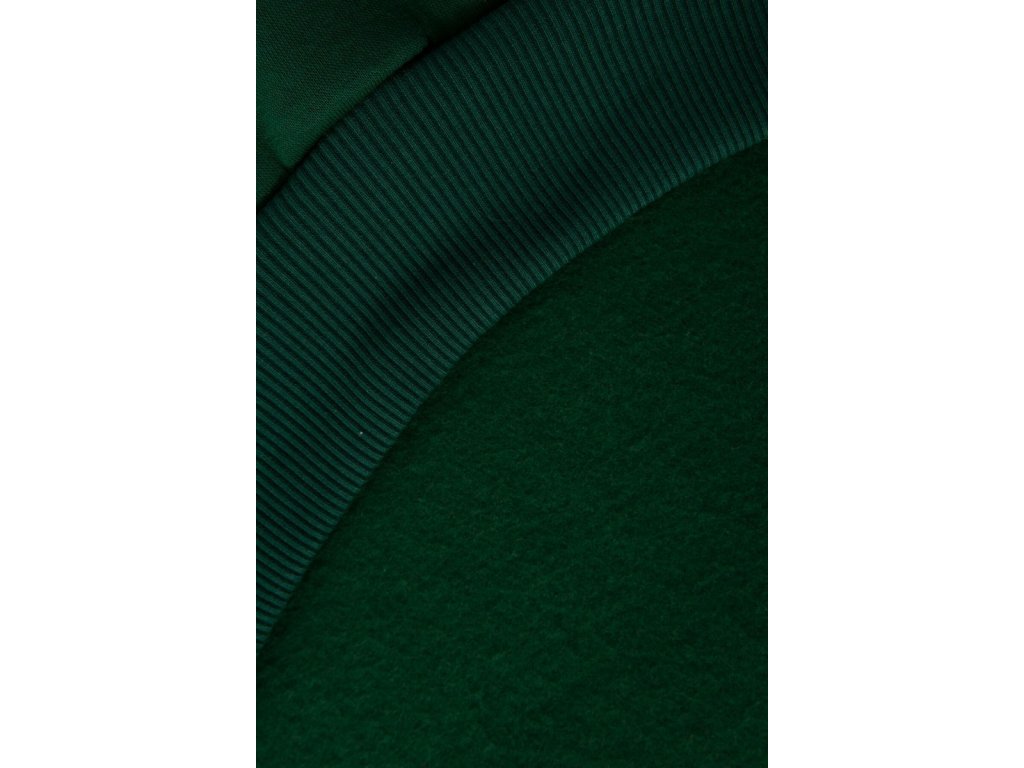 Mikinové šaty s rozparky Kit zelené/černé