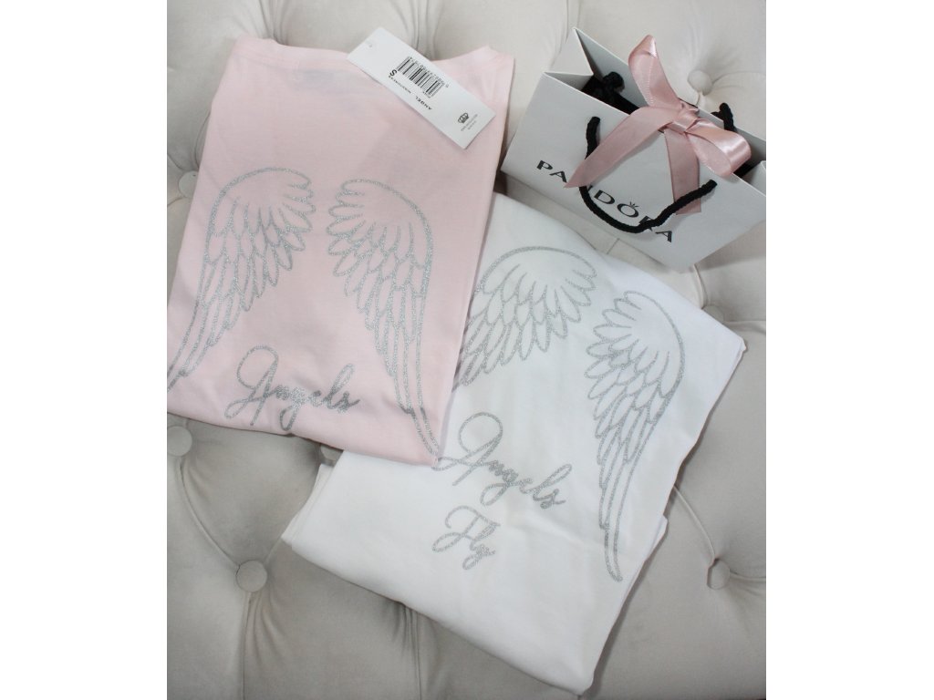 Noční košilka s křídly Angel bílá