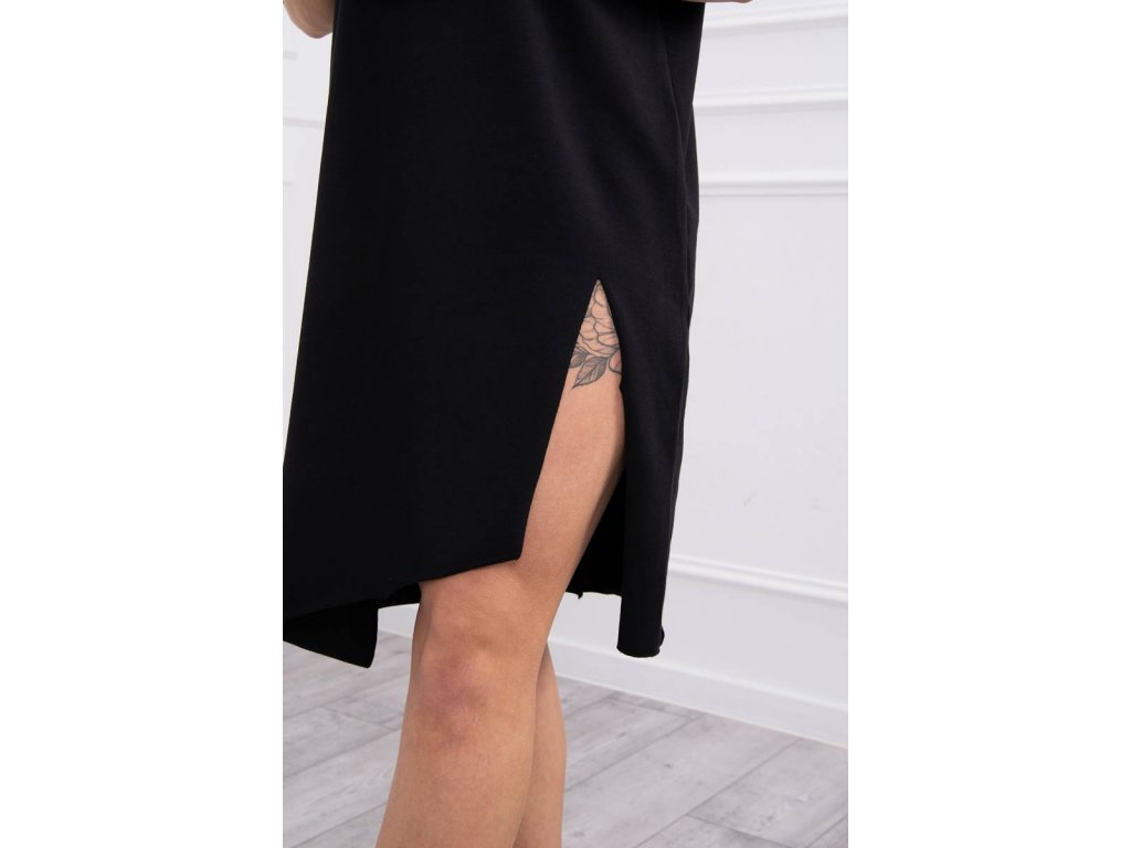 Oversize basic šaty Lacie černé