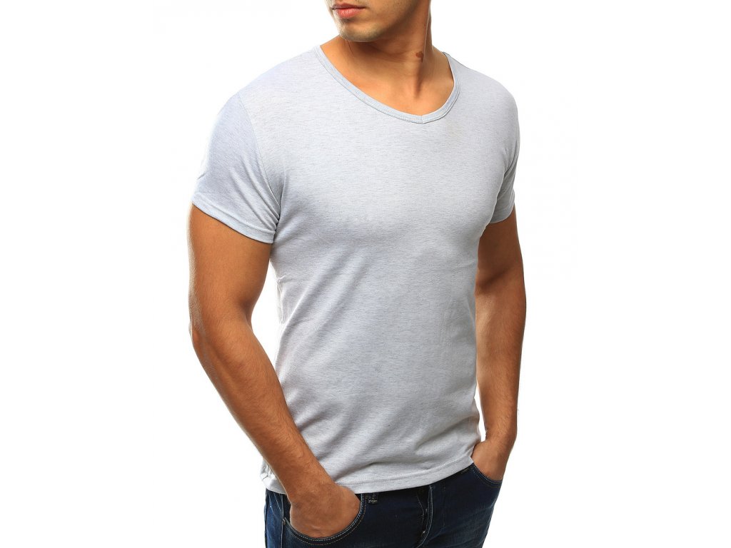 Pánské basic tričko Clinton šedý