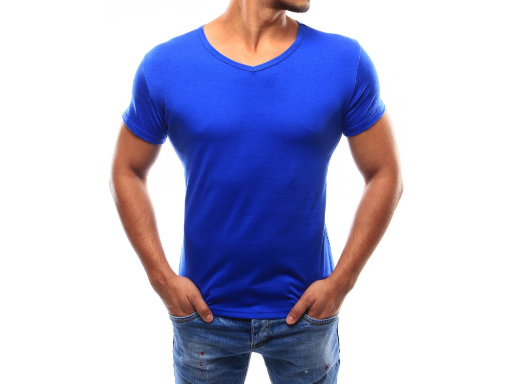 Pánské basic tričko Markus královsky modré
