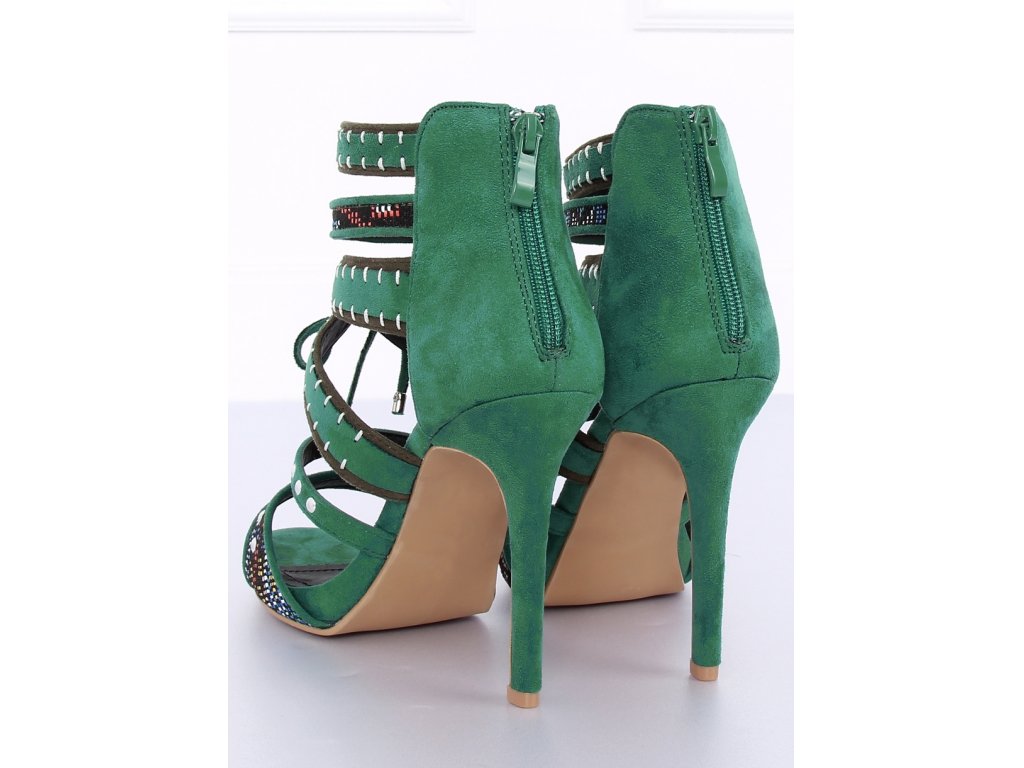 Sandály gladiátorky Mallory zelené