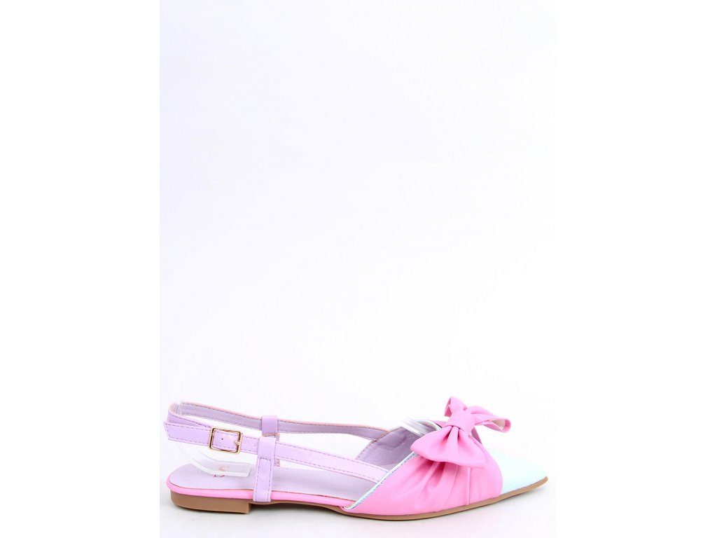 Sandály s mašlí Berlin růžové