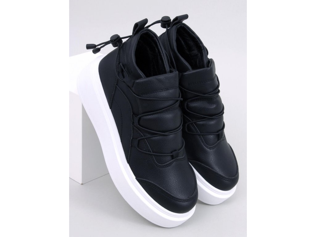 Sneakers na vysoké podrážce Perdita černé