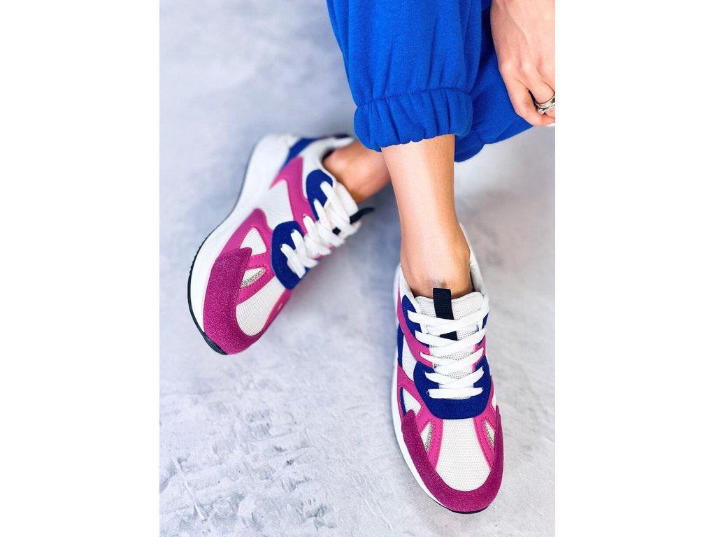 Sportovní boty Donalda modré/růžové