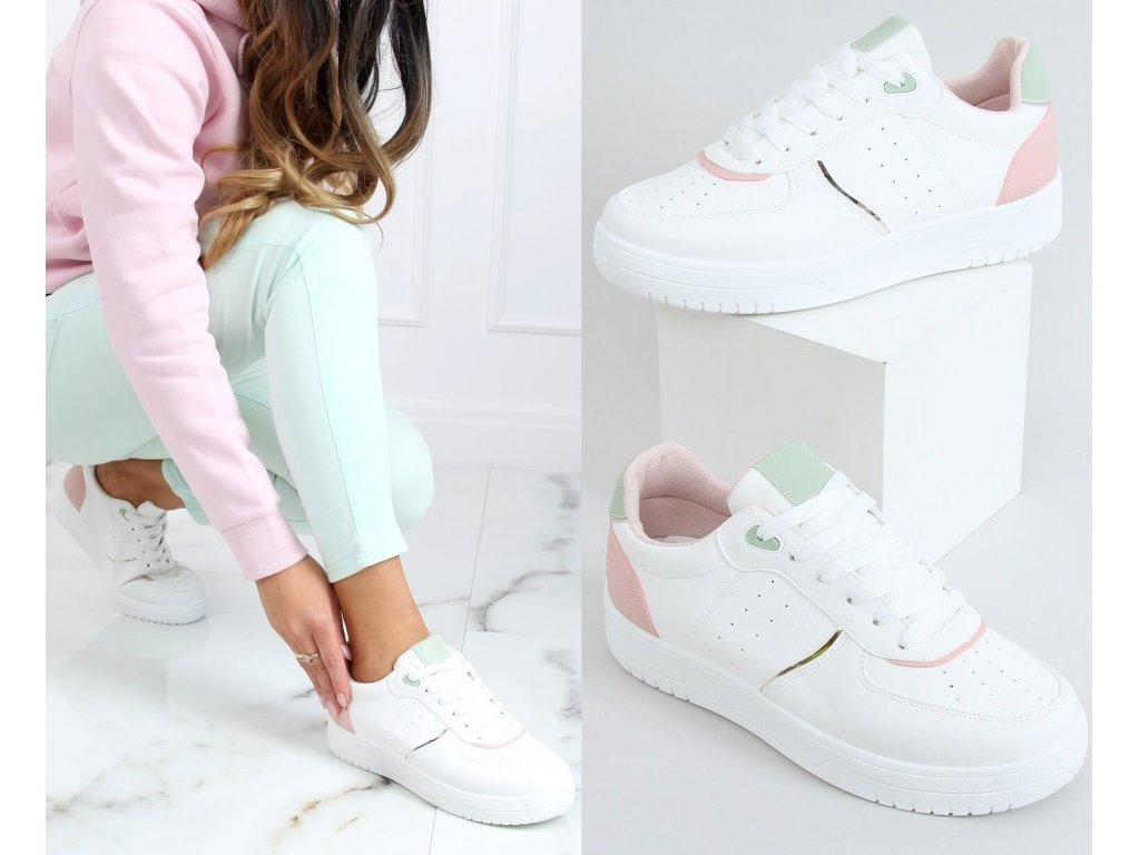 Sportovní obuv Stormy bílé/růžové/mint